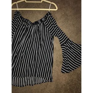 Off the shoulder flowy top